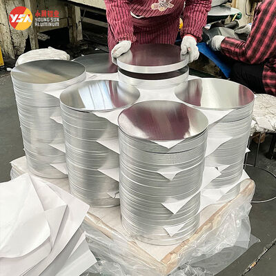 Deep Drawing Aluminum Circle 1050 1060 3003 Burr Free Custom Diameter 80-1600mm Precision Gauge for Cookware Auto Supply