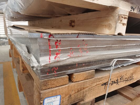 6061 T6 T651 1500*3000mm 1220*2440mm Aluminum Plate Weather Resistant Recyclable Eco-Friendly Seaworthy Wooden Pallet Export Package Green Building LEED