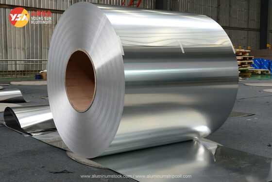 Roll Forming Aluminum Coil 3003 5052 Flame Retardant High Gloss Custom ID 508mm Seaworthy Export Packing