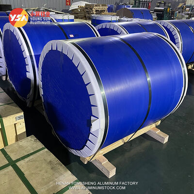 Custom Width 100mm-1600mm PVDF Coated Aluminum Coil 0.2mm-6.0mm RAL Color Weather Resistant for Roofing Construction