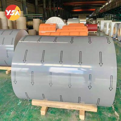 UV Resistant Color Coated Aluminum Coil 0.2-6.0mm H24 Double-Sided PVDF Coating 20 Year Outdoor Lifespan