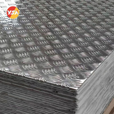 Lightweight Compared To Steel Aluminum Checkered Plate Corrosion Resistant Surface Suitable For Flooring Walkways And Vehicle Platforms