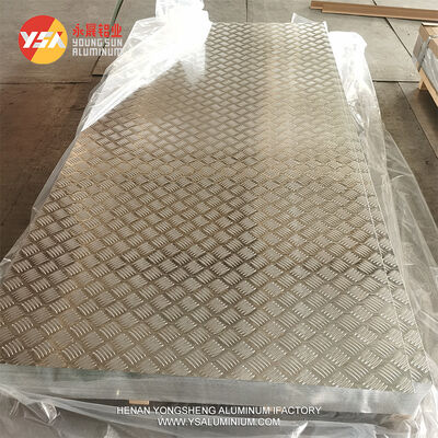 Marine Grade Anti Slip Aluminum Checkered Plate 1/3/5 Bar 1050 3003 5083 6061 ASTM B209 Corrosion Resistant Sheet for Boat Deck Stair Truck Trailer Floor Platform