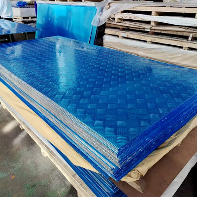 Bending Aluminum Checkered Plate  Surface Sheet Suitable for Flooring and Safety Applications