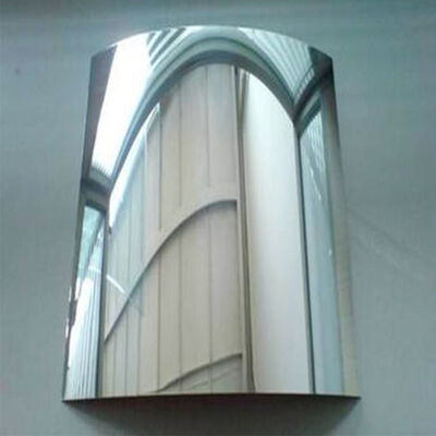 A2 Fireproof Mirror Aluminum Sheet Ultra Lightweight Thermal Stability Panel for Curtain Wall Rail Aircraft IindoorPartition