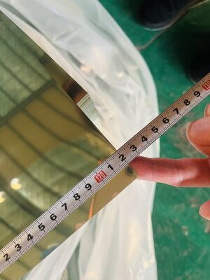 A1000 A3003 Series High Reflective Mirror Aluminum Sheet For Train Car  Oil Floating Disc Door Core