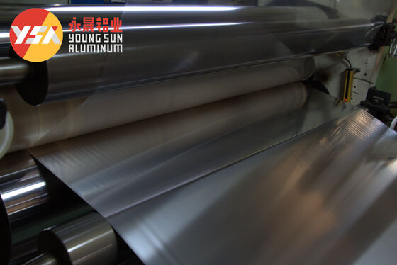 Printable Oil-Proof Laminated Aluminum Foil AL+PET High Tensile Strength Customizable Roll For Food Packaging