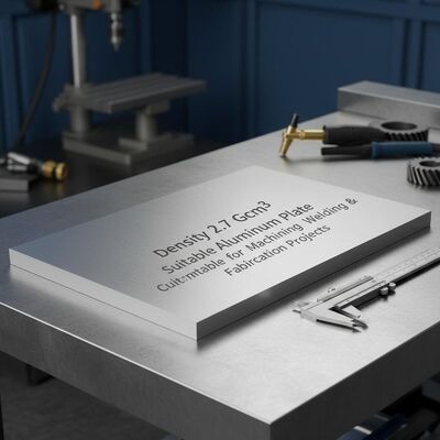 Density 2.7 Gcm3 Aluminum Plate Precision Cut Metal Sheet Suitable for Machining Welding and Custom Fabrication Projects