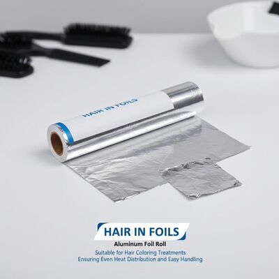 Hair In Foils Aluminum Foil Roll Suitable for Hair Coloring Treatments Ensuring Even Heat Distribution and Easy Handling