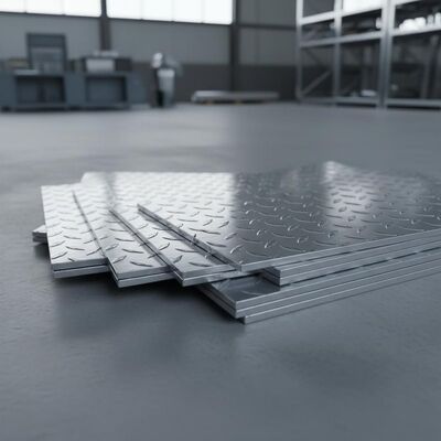 Aluminum Alloy 1060 3003 5052 Aluminum Checkered Plate Conforming GB T3880 1 2006 Standard for Heavy Load Flooring and Safety Surfaces
