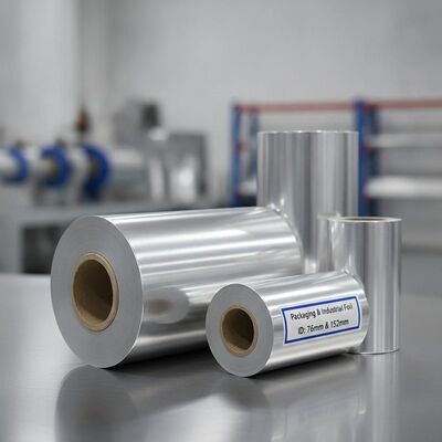 Aluminiumfolie roll Custom Breed Slitting Coil ID 76mm 152mm Aanpasbare afmetingen Verpakking Isolatie Industrieel gebruik