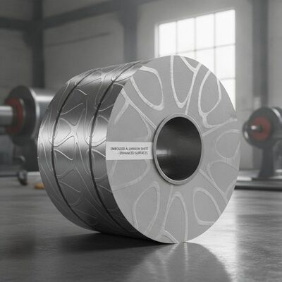 Embossed Aluminum Sheet Roll Embossing Designed to Improve Aesthetic Appeal and Functional Performance of Metal Surfaces