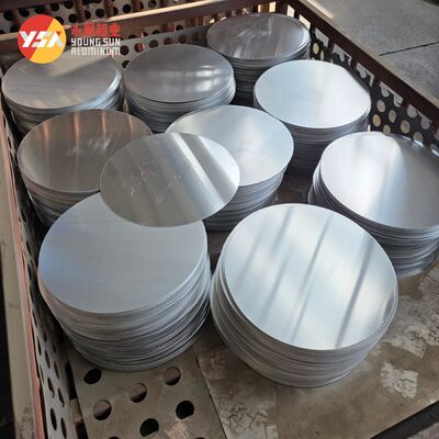 Anodized Brushed Mill Finish 1050 1060 3003 Pure 99.6% Aluminum Circle 0.3-6mm Corrosion Resistant Disc for Cookware