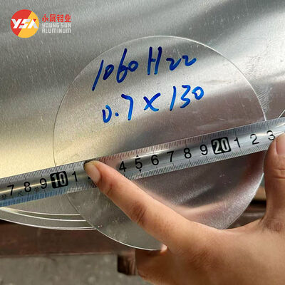 1050 3003 Custom Aluminum Circle Disc 80-1250mm Diameter O H14 Deep Drawing Blank