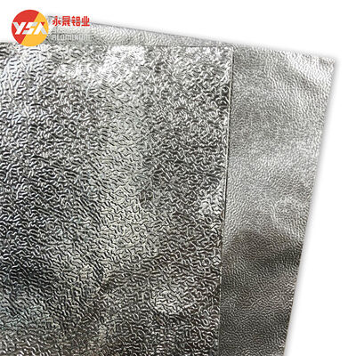 Embossed Aluminum Sheet PVDF PE Coating Antiskid Slip Resistant for Facade Cladding