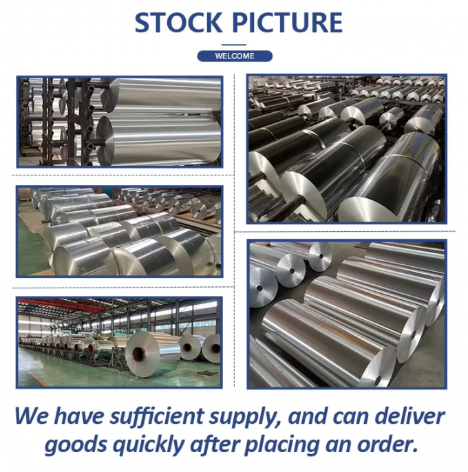 Customizable Coated Aluminum Foil / Pre-coated Aluminum Foil / Waterproof Aluminum Foil | 1060, 1235, 8011 | For Roof Waterproofing, Wall Moisture Barrier & Pipe Wrapping 0
